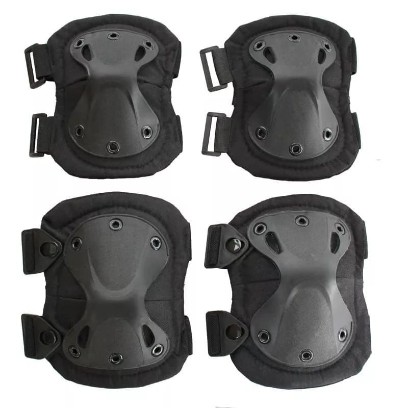 DEKER SET TACTICAL PELINDUNG LUTUT DAN SIKU KNEEPED KNEE PAD ELBOW