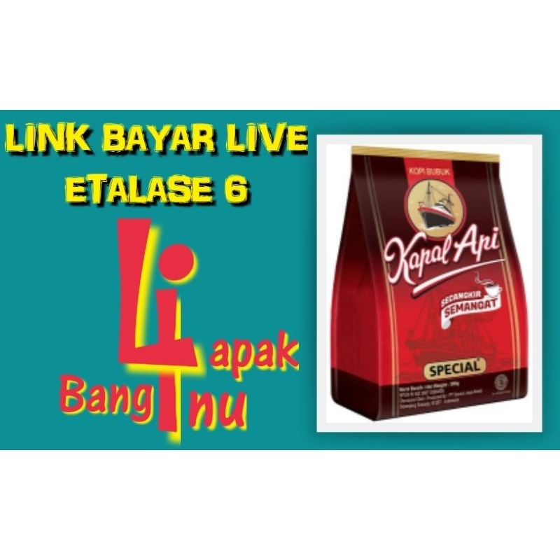

LINK PEMBAYARAN LIVE 6 - 380 GR