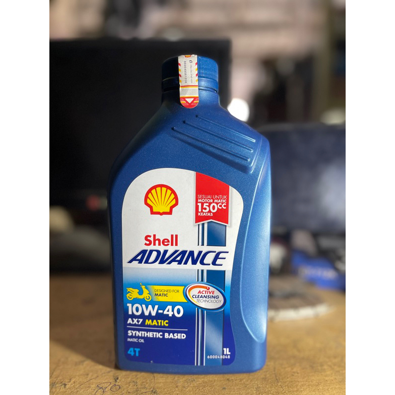Shell Advance Ax7 Matic 1Liter Motorcycle Oil Oli