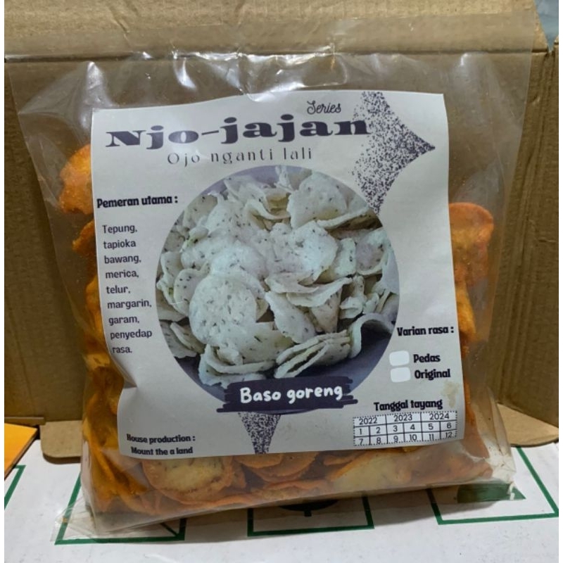 

basreng 250gram pedas dan original njojajanseries