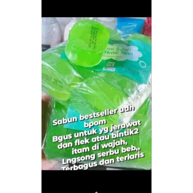 sabun hijau oval