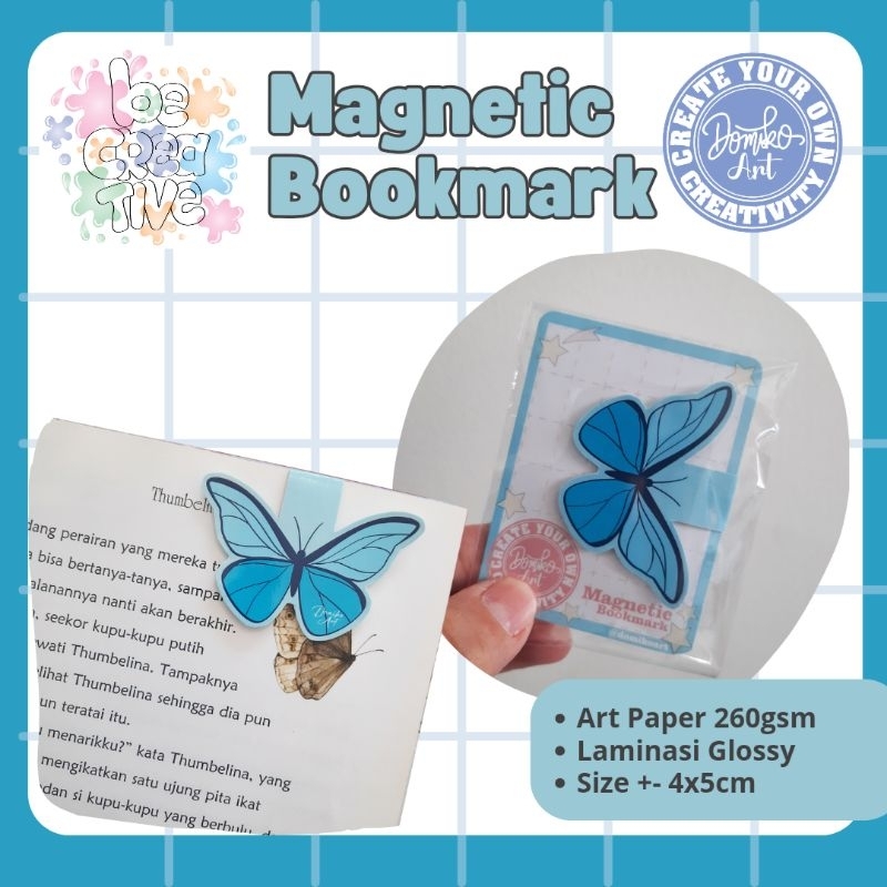 

Magnetic Bookmark Butterfly beli 4 gratis 1