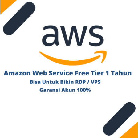 AWS Amazon Web Services Free Tier 1 Tahun Bergaransi