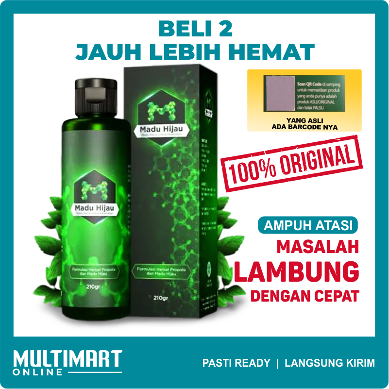 Madu Hijau Asli Herbal Lambung 100% Original