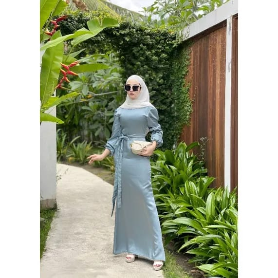 DRESS DARLA SILK SATIN SERUT LONG DRESS SATIN SERUT DRESS KONDANGAN BRIDESMAID VIRAL FRIENDLY appare