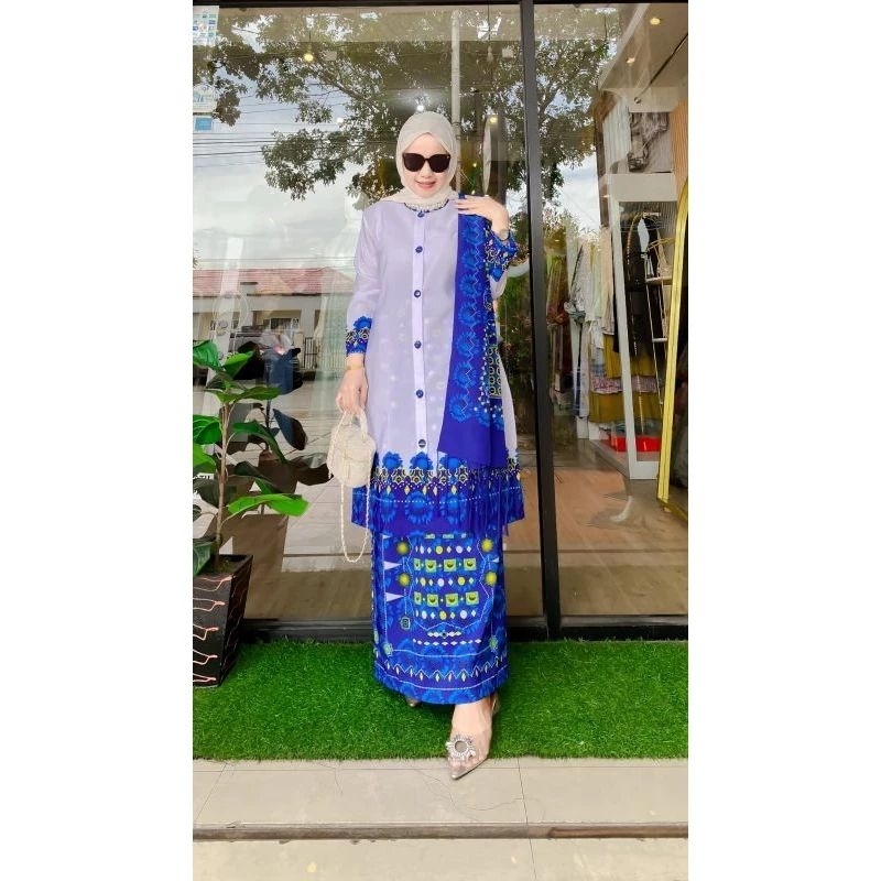 Seragam Batik BKMT Nasional Terbaru Lengkap (SATUAN HANYA BAJU/ROK/SELENDANG) Siap Pakai