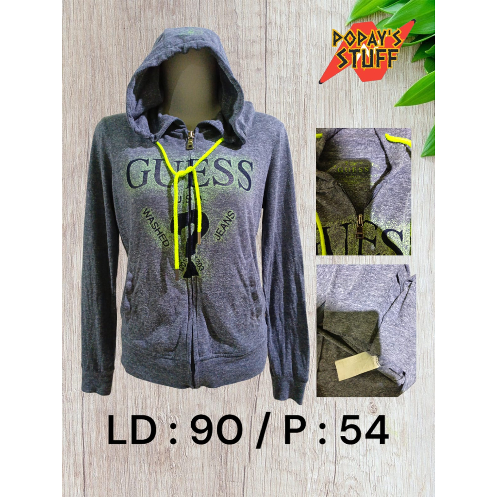 Hoodie Zip Guess