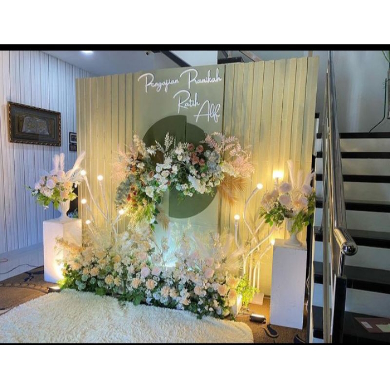 termurah  Dekorasi lamaran simpel / dekorasi acara / engagement