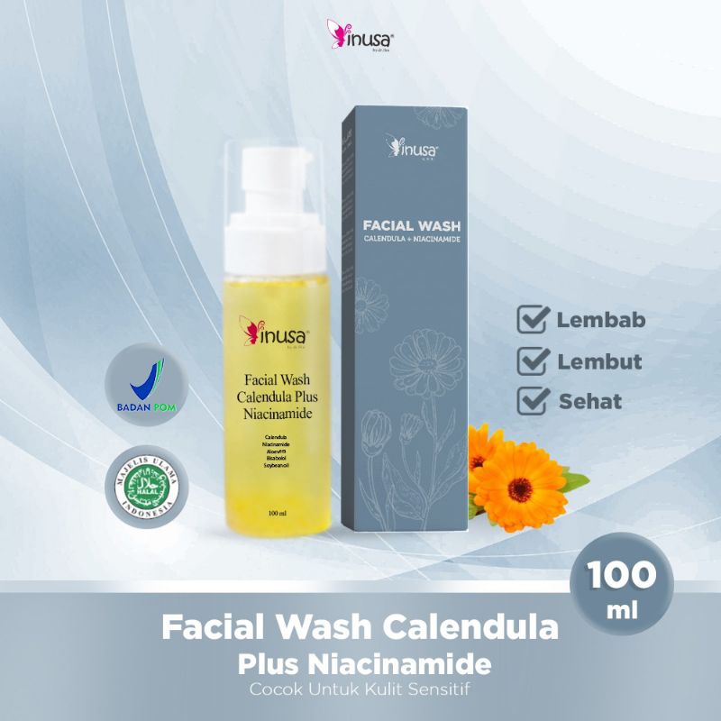 Facial Wash Calendula plus Niacinamide Inusa