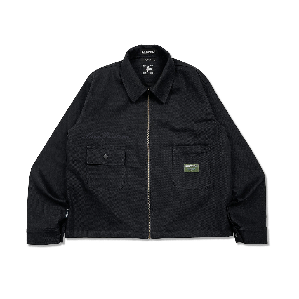 Work Jacket (Graece) Black - Sura Positiva