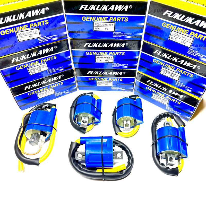 FUKUKAWA Coil Penyala Standar Racing Yamaha VIXION JUPITER MX FORCE1 JUPITER Z MIO NMAX NEW MIO M3 J