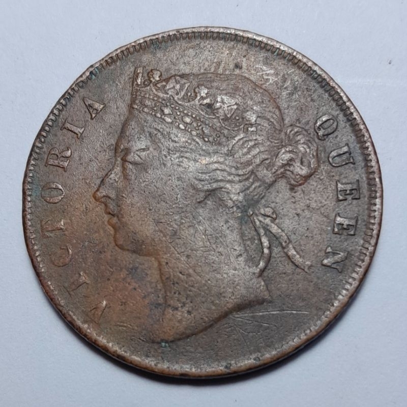 Koin Kuno: One Cent_Straits Settlements_Victoria Queen_VQ.2