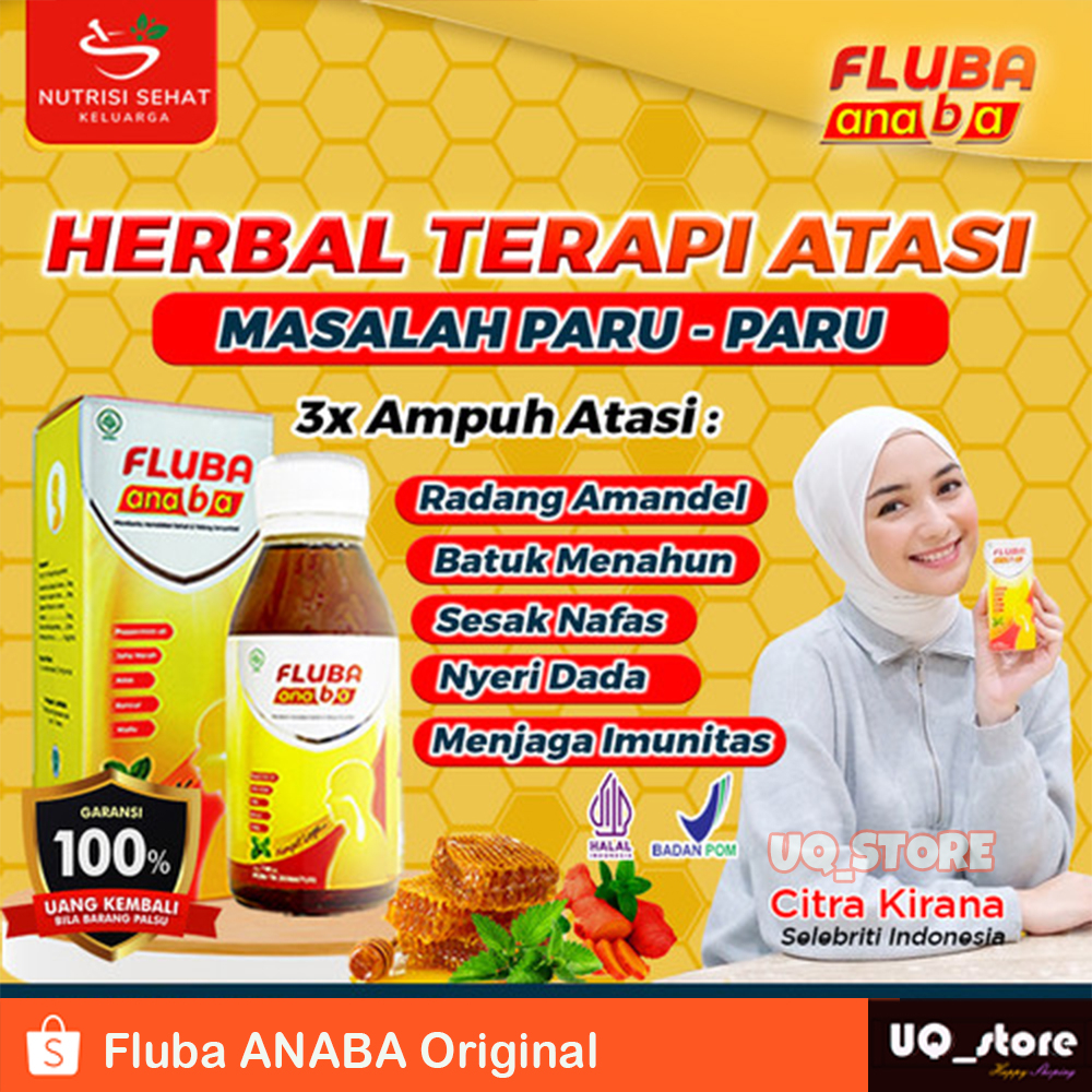 Fluba Anaba Obat Batuk Dewasa dan Anak Original