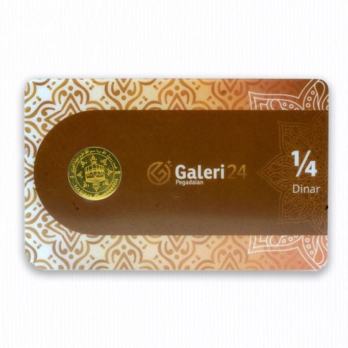 Logam Mulia 1/4 Dinar (1,06 gram) Galeri 24 Pegadaian