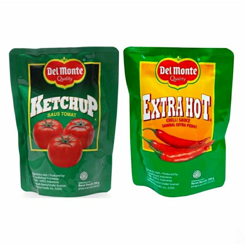 

Delmonte Saus Tomat dan Sambal Extra Hot Pouch 200Gr