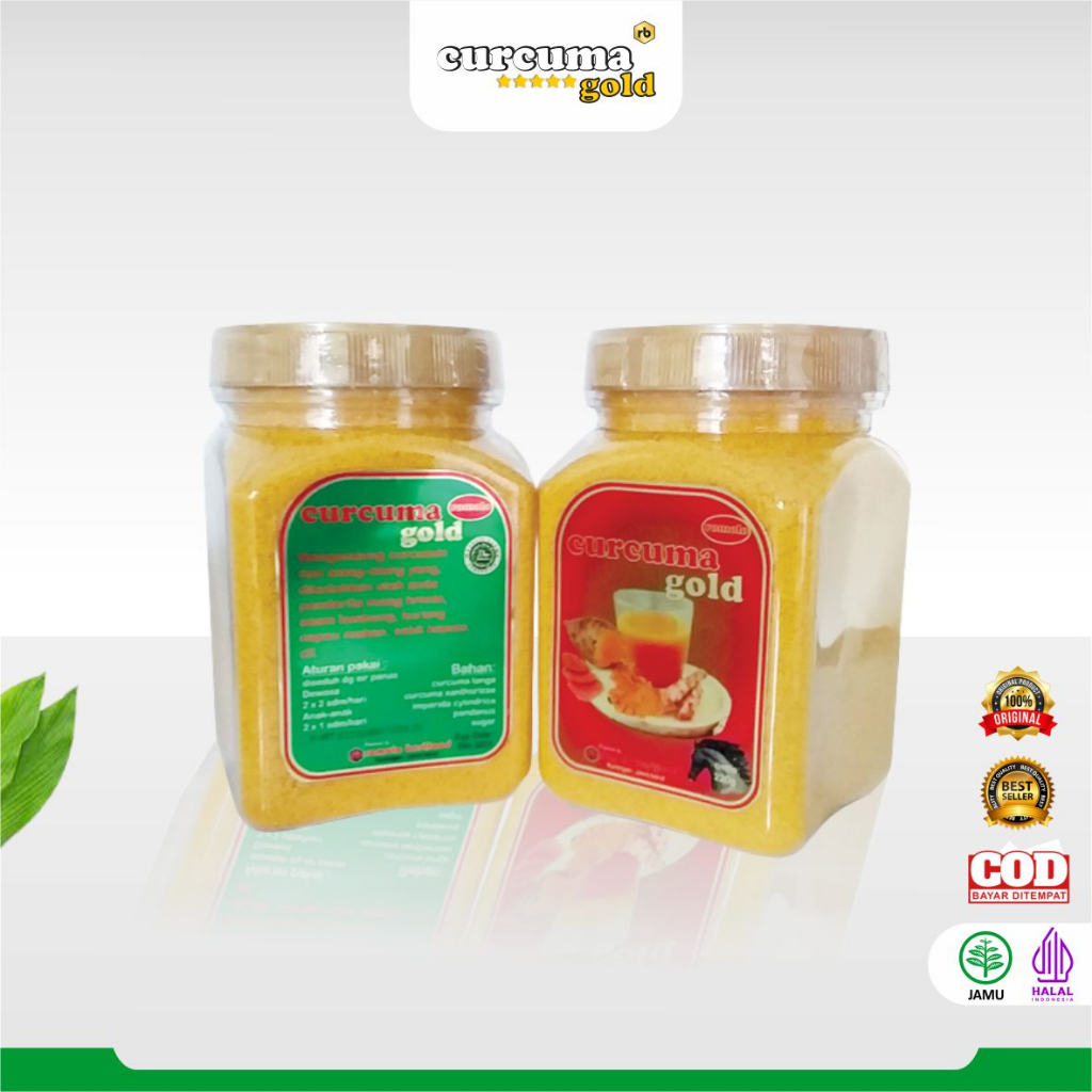 

KUNYIT BUBUK - KUNYIT INSTAN PREMIUM - KUNYIT MAS - CURCUMA GOLD Obat Gastritis 220 Gram