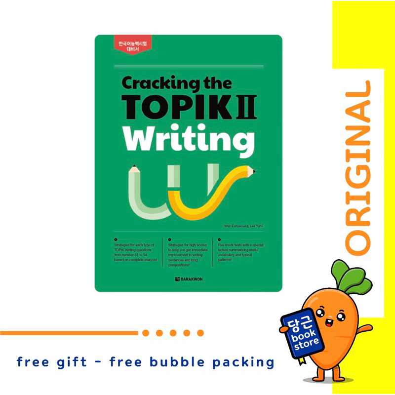 BUKU BELAJAR BAHASA KOREA CRACKING THE TOPIK 2 WRITING
