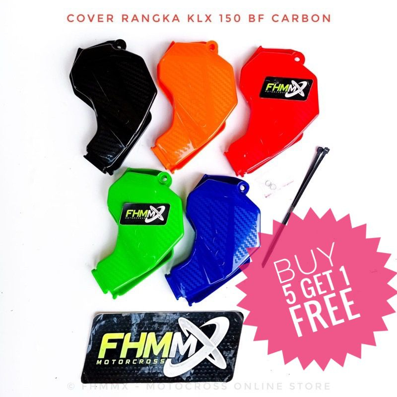 cover rangka klx 150 BF carbon