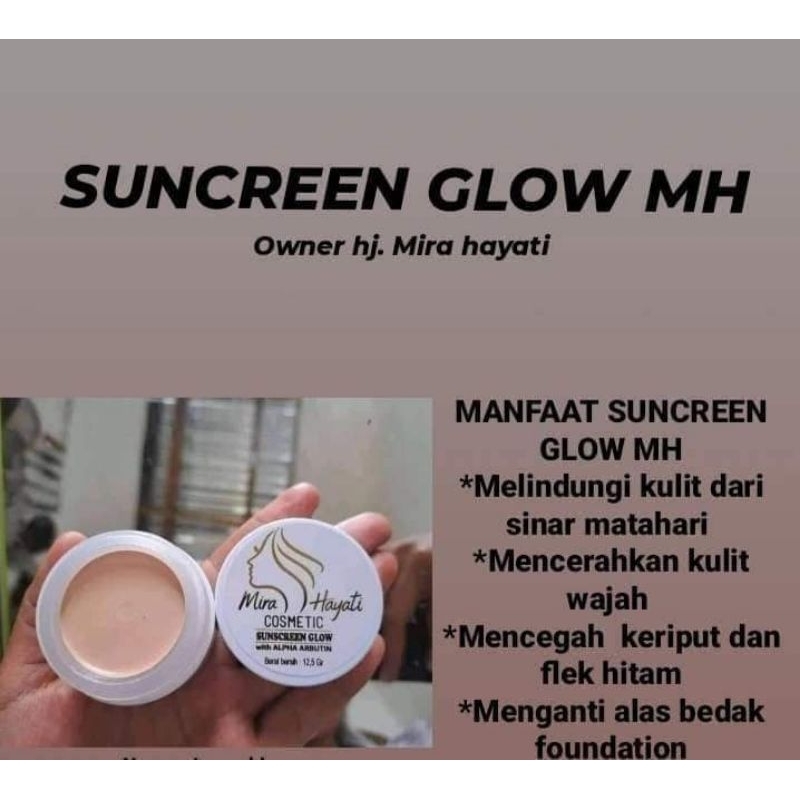 suncreen glow mh