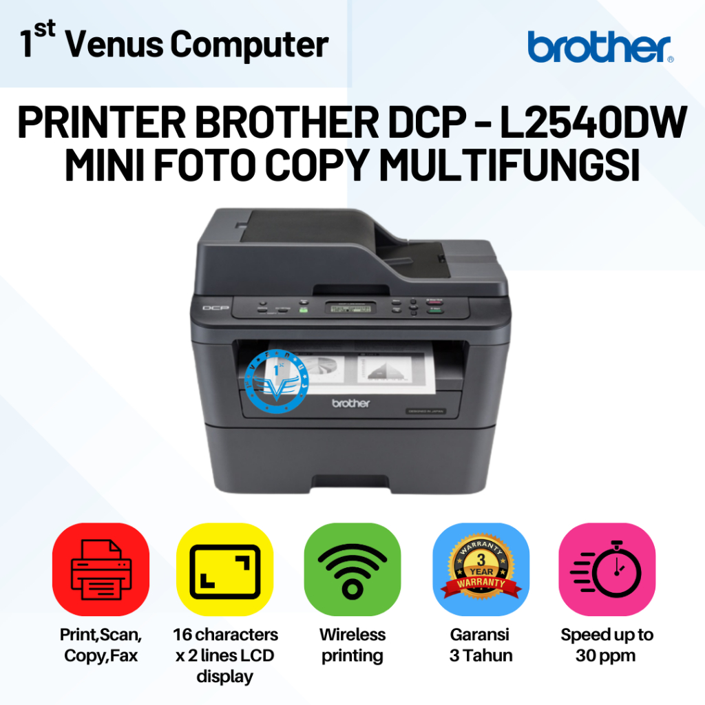 Brother Dcp - L2540Dw Mini foto copy Multifungsi Printer / PRI13-BRO