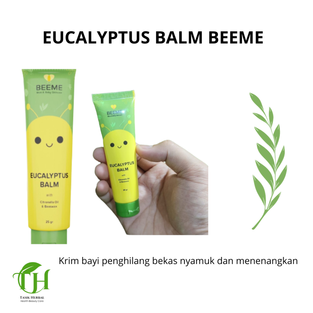 Krim bayi penghilang bekas nyamuk dan menenangkan EUCALYPTUS BALM BEEME