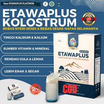 

Etawaplus Platinum Paket HEMAT 4BOX 1kg / Susu bubuk etawa terbaik / Etawaku Platinum / Etawaku / Skygoat/Susu Etawa murni original