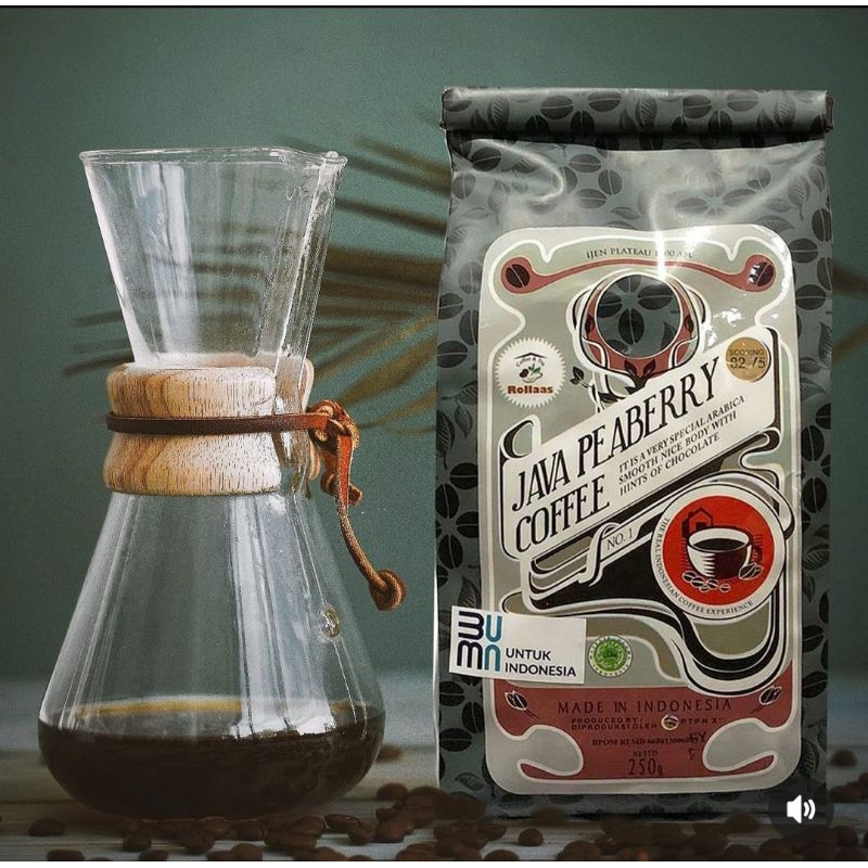 

Roasted Java Coffe Peaberry