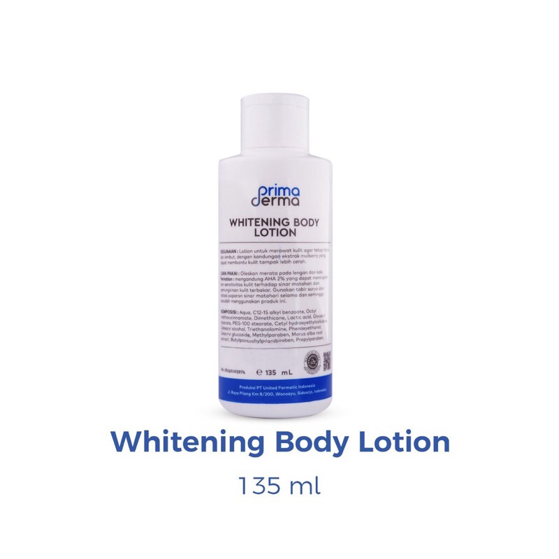 Primaderma Whitening Body Lotion