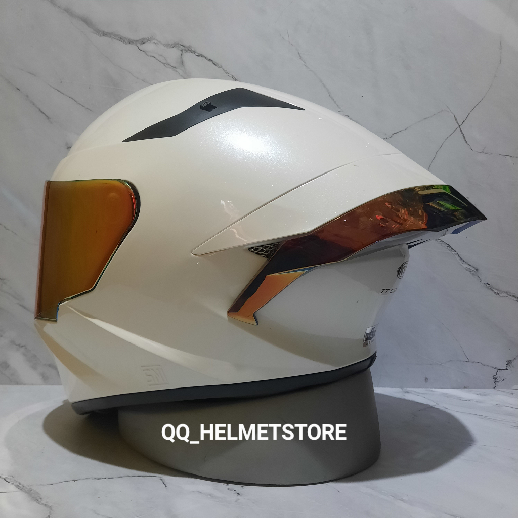 KYT TT COURSE PLAIN WHITE