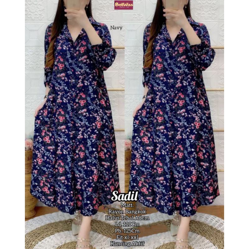 Ayura midi Dress # Sadil long tunik Levia Morena blouse by Bellwiss