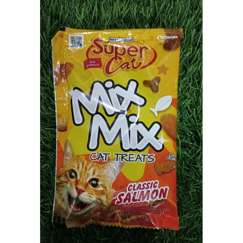 Mix Mix Super Cat Snack Kucing 60gr/ Cemilan Biscuit  Kucing