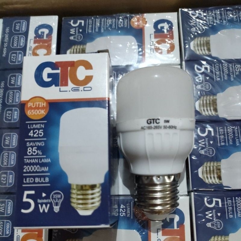 Lampu LED 5 Watt GTC led capsule bohlam lampu Led kapsul 5W