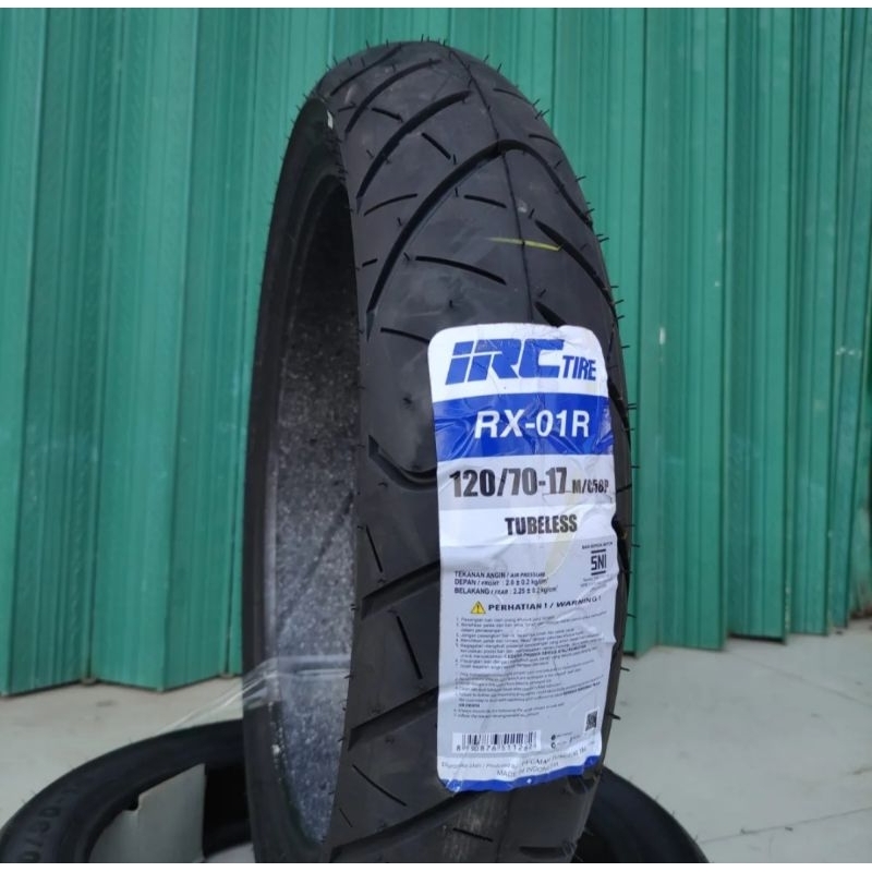 BAN LUAR IRC 120/70-17 TUBLES