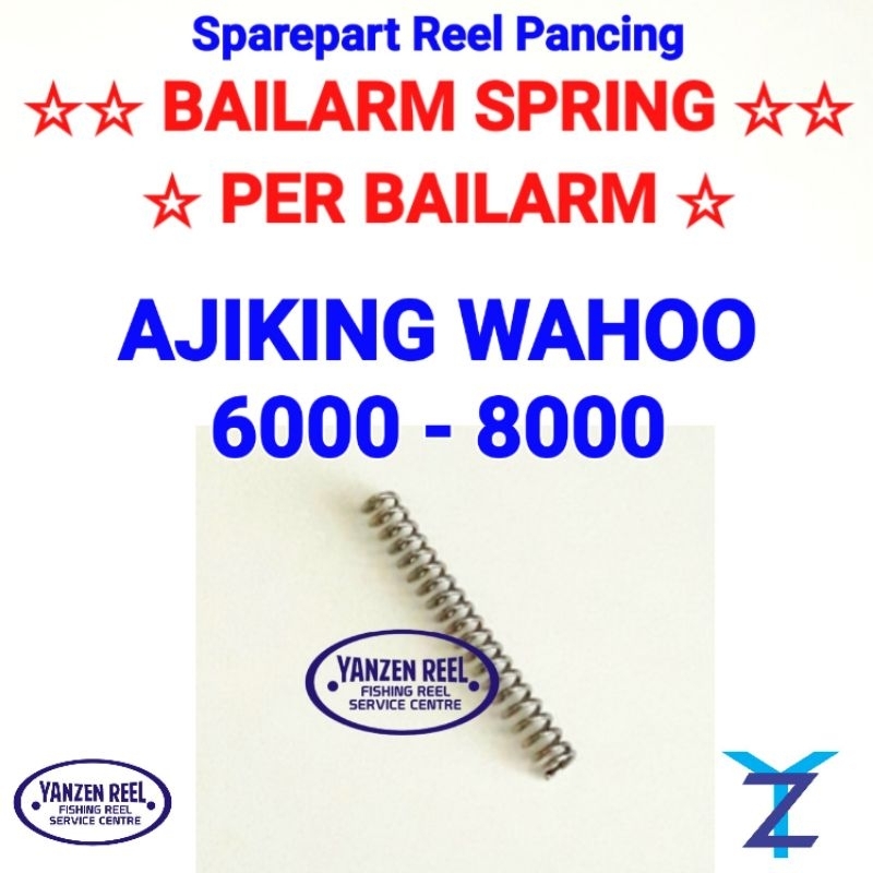 Sparepart reel pancing Per Bailarm / Bailarm spring / per buka tutup Reel Pancing AJIKING WAHOO 6000