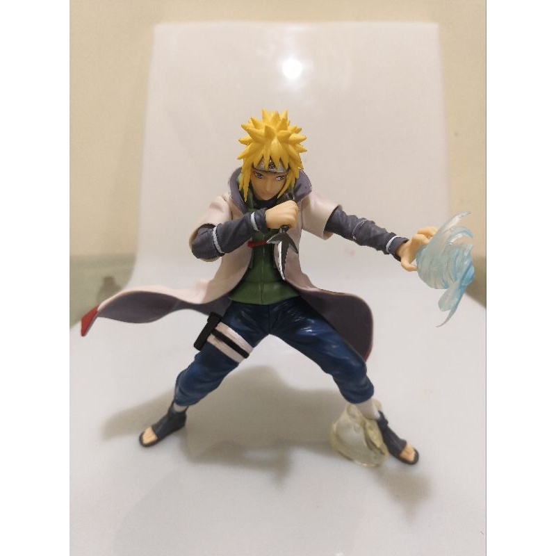(naruto) (no box) action figure anime statue minato namikaze yondaime hokage kunai rasengan