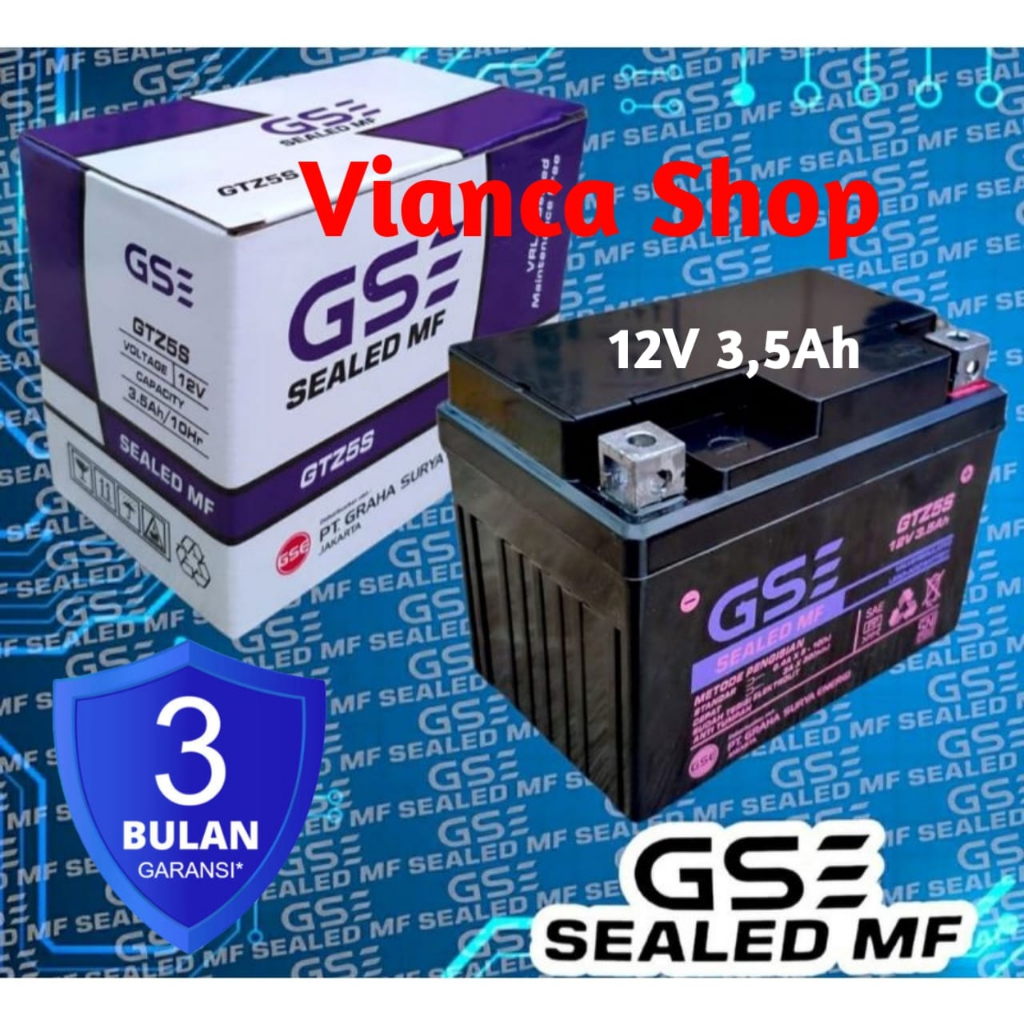 Aki Motor Suzuki Spi 125 Sky Drive Sky wave Nex Lets Shogun 125 Satria F 115 Raider 125 150 GSE Gold