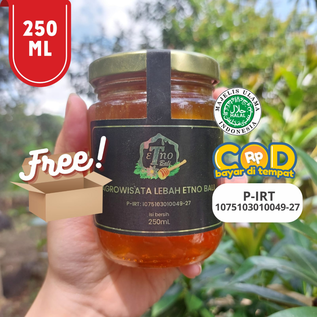 

Madu Nyawan dan Kele-kele kemasan Jar 250 ml