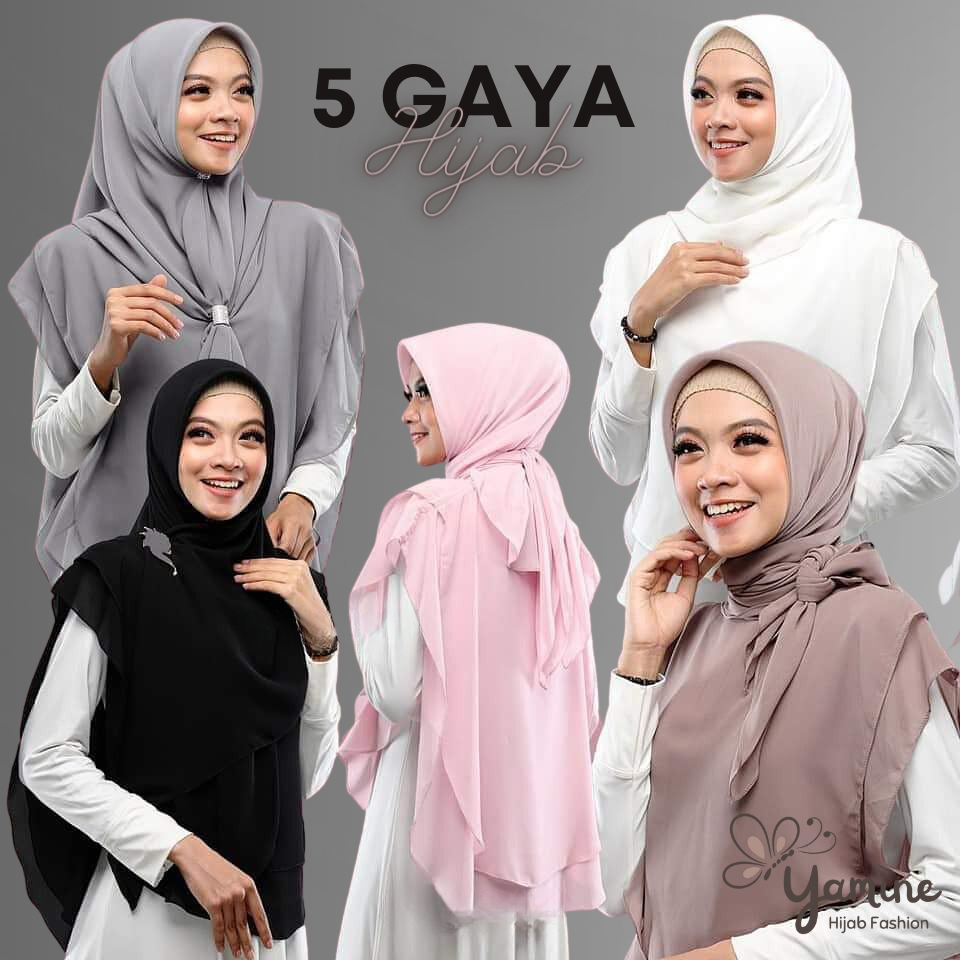 JILBAB INSTAN PARIS CARDIGAN 5 GAYA Jibab Jilbap Hijab Hijap Kerudung Krudung Pesta Mewah Bergo Inst