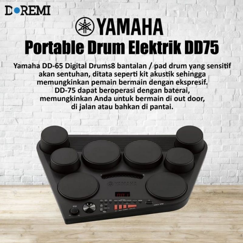 Yamaha DD75 / Yamaha DD 75 / Yamaha DD-75 / Portable Drum Elektrik