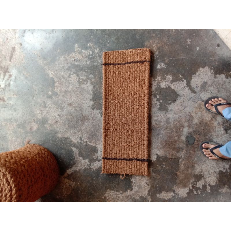 keset anyam sabut kelapa 90x30 keset sabut kelapa anti ular