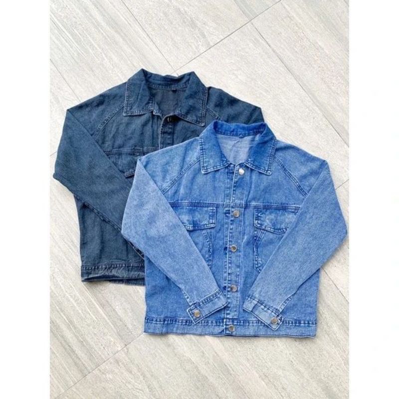 NY - Grace Jacket Jeans Wanita Jaket Jeans Oversize Wanita Jaket Jeans Jumbo Wanita Tercantik