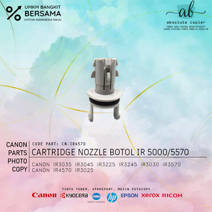 Cartridge Nozzle Catridge Canon Tutup Botol Toner Fotocopy IR 4570 3045 5000 6570 5570 IRA ADV 4051 