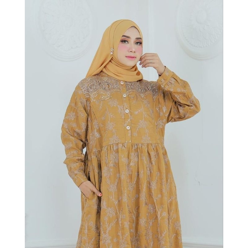 Gamis Katun Keroncong Queen Sovia KC4