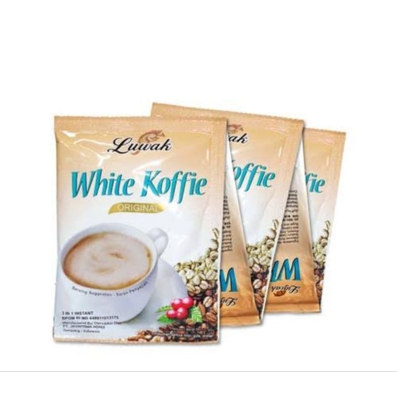 

kopi luwak white coffee 1renceng isi 10pc