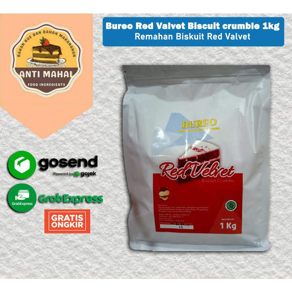 

Bureo - Red Velvet Biscuit Crumble 1kg Termurah Terlaris