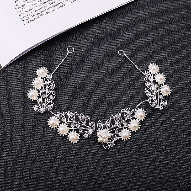 Aneka Hairpiece Model Daun/kupu/bunga/mutiara pengantin Hijab Hiasan Kepala Aksesoris