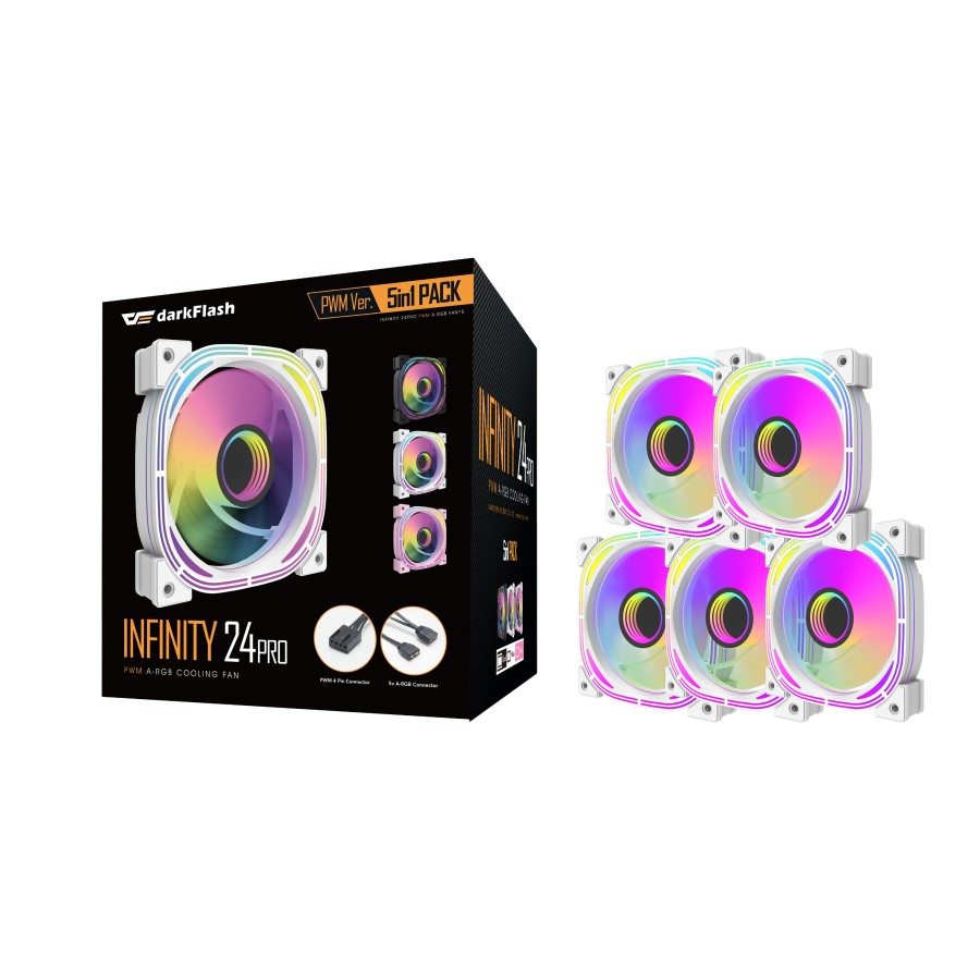 darkFlash INFINITY 24 pro ARGB Fan [5 Fan]