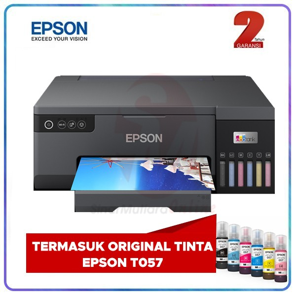 Printer Epson L8050 L 8050 Photo Wifi Pengganti Printer L805 6 Warna - ORIGINAL INK