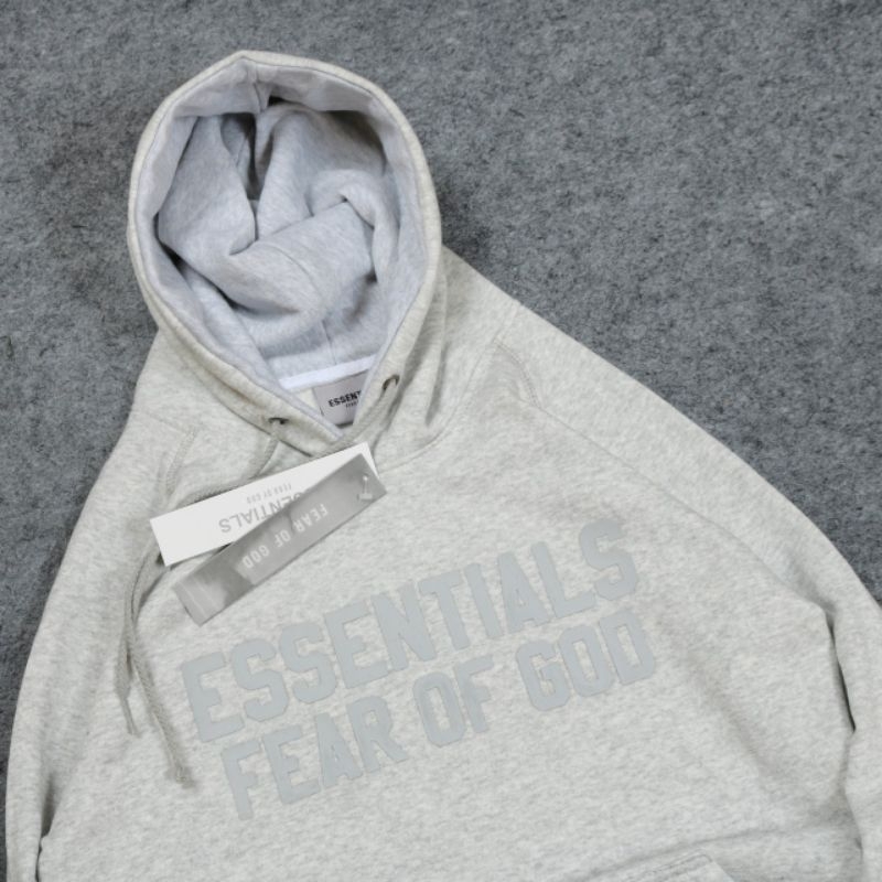 Hoodie Essentials Fear Of God Full Tag + Label