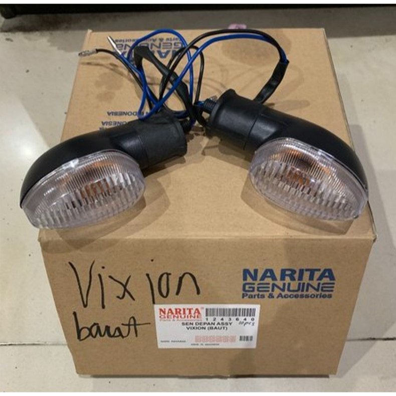 Narita-Lampu Sen Depan Vixion Lama Baut-RX King New 2007/Belakang - im